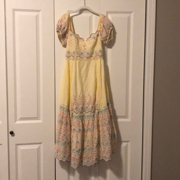 NWT Loveshackfancy Magena dress size 4 - Picture 2 of 7